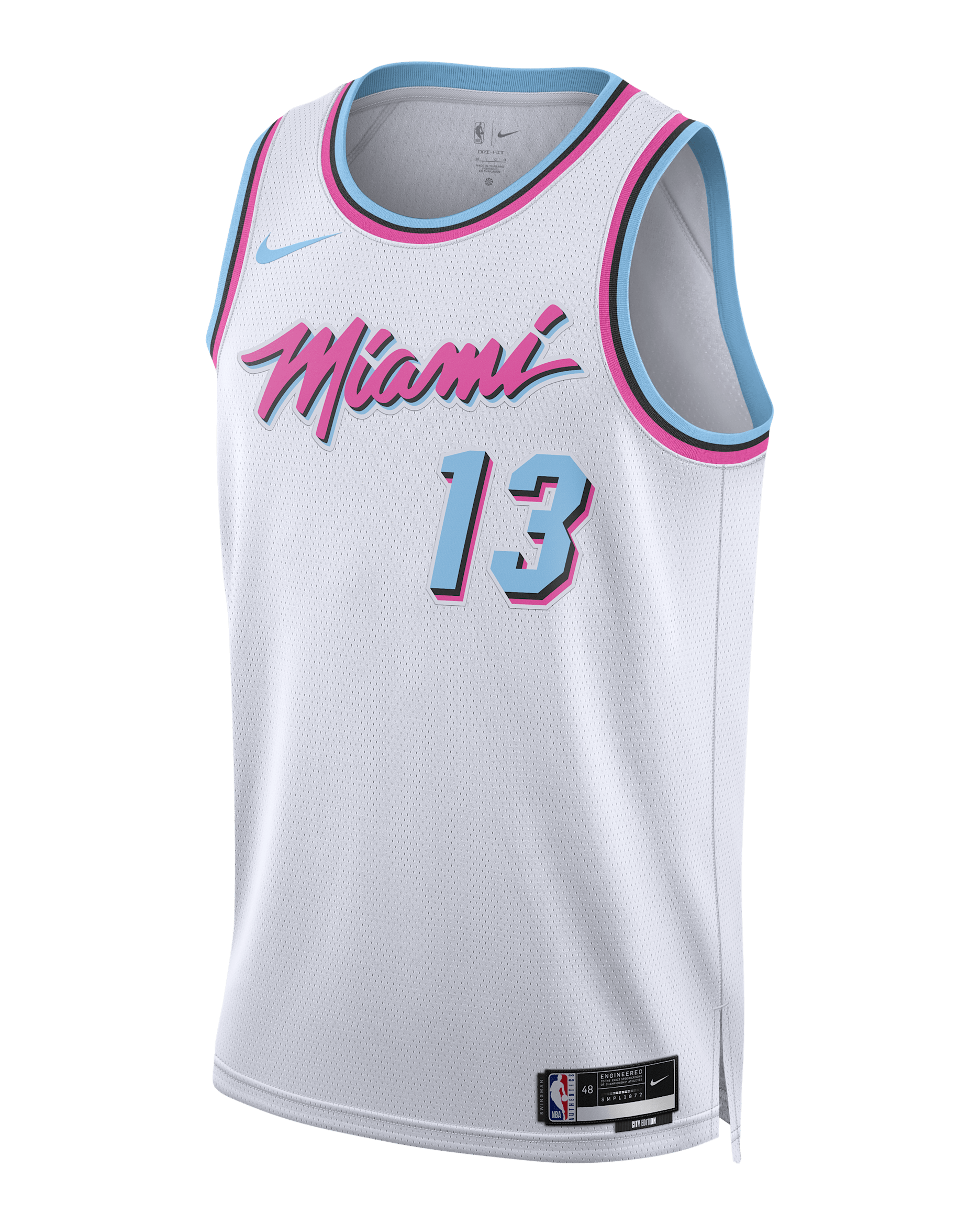 Nike Miami Heatスタジャン cityedition Bam Adebayo Miami Heat City Edition 2023/24 Men's Nike Dri